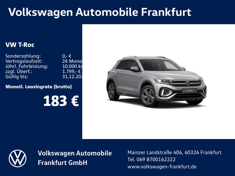 Volkswagen T-Roc R-Line 1.0 l TSI OPF 85 kW (116 PS ) 6-Gan