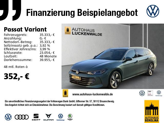 VW Passat Variant 2.0 TDI Elegance DSG *IQ.DRIVE*
