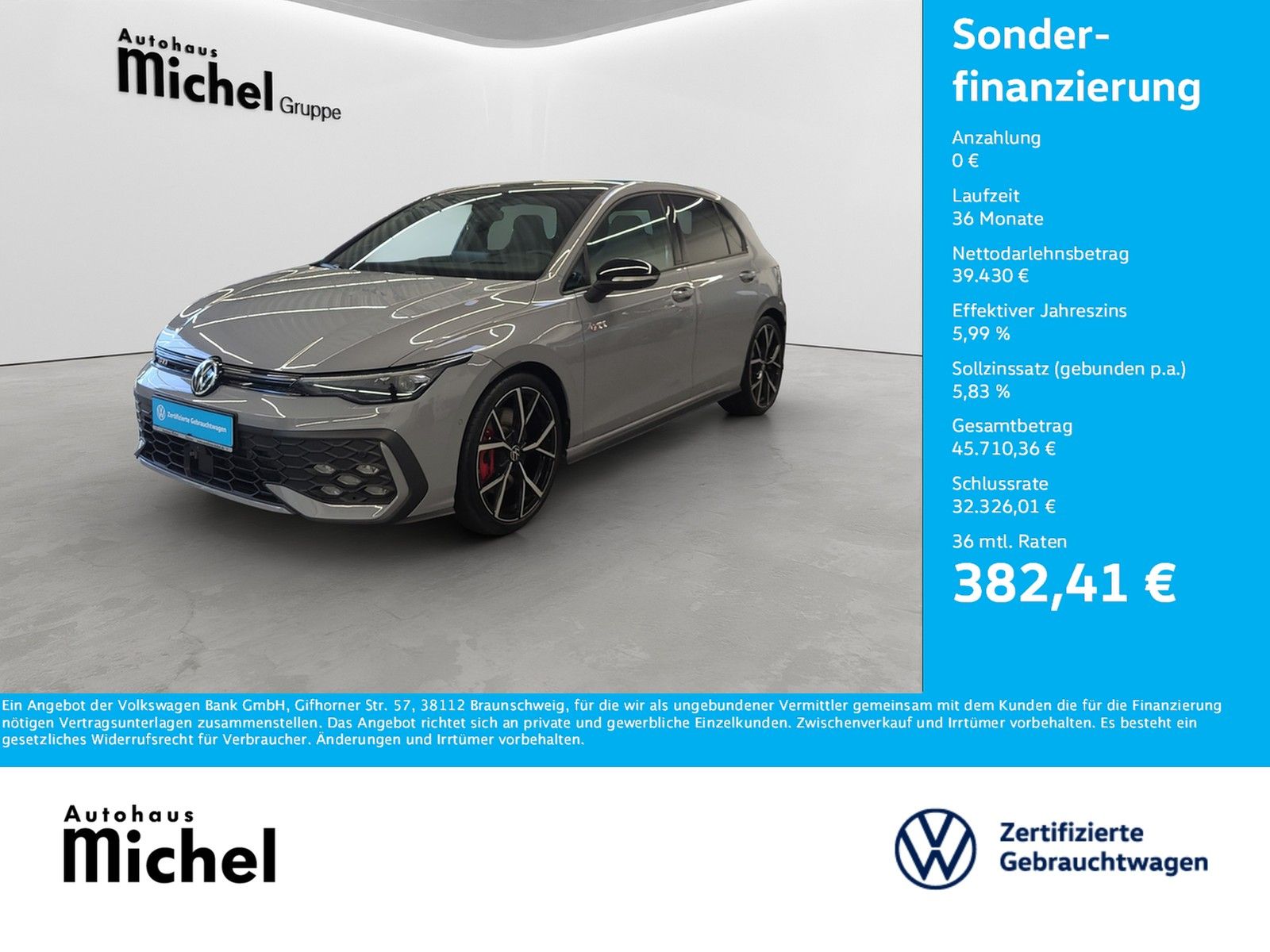 Volkswagen Golf 8 TSI DSG GTI Black Style Leder DCC IQ-Ligh foto 2