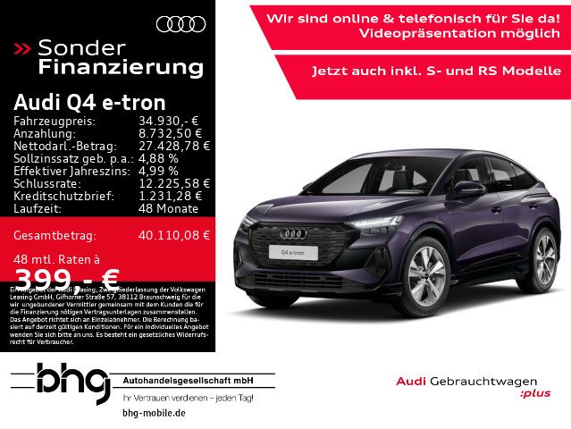 Audi Q4 e-tron Sportback 40 S Line imagem 2
