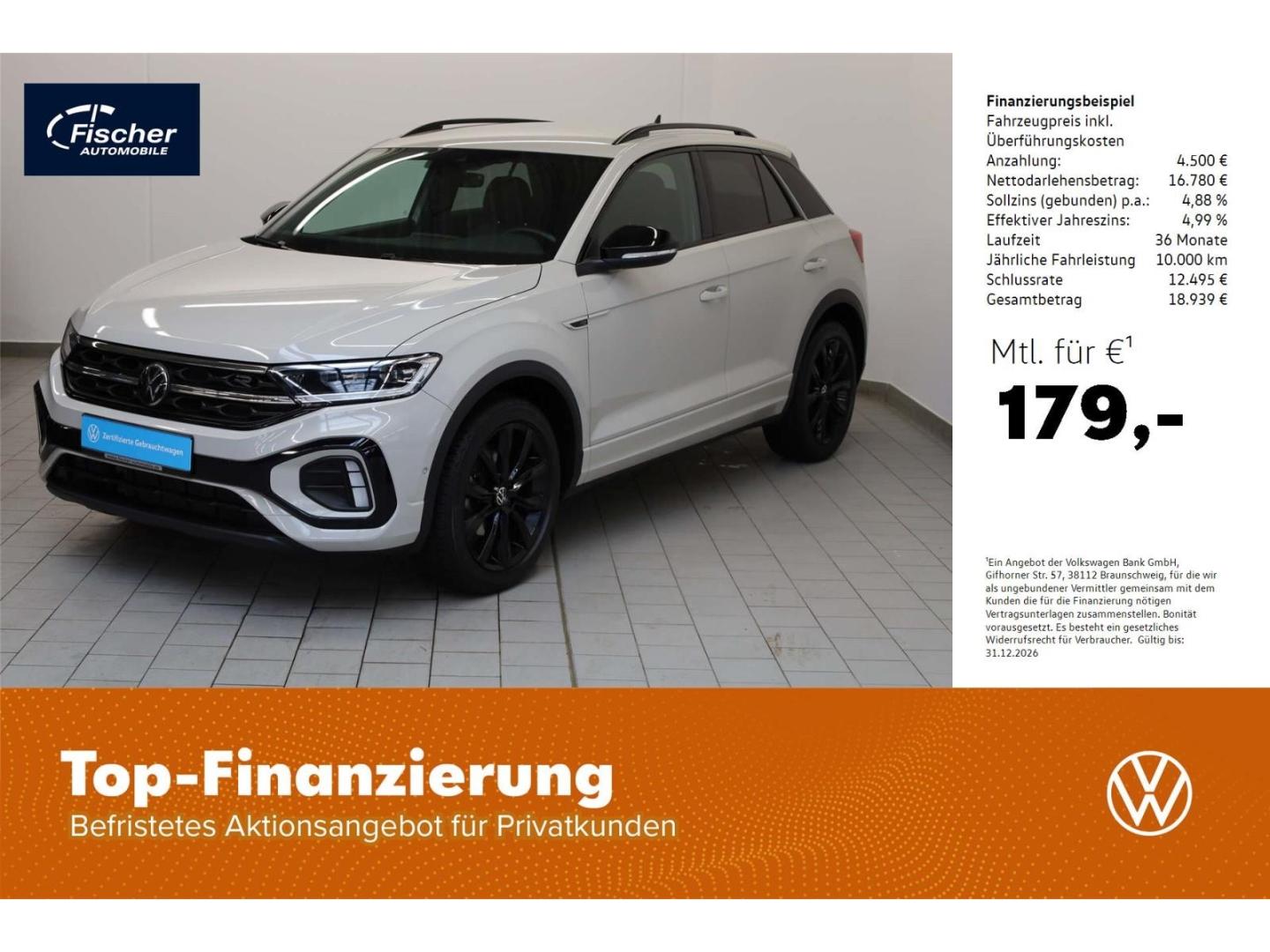 Volkswagen T-Roc 1.0 TSI R-Line 6-Gg. LED/RFK/SH/ACC/SH