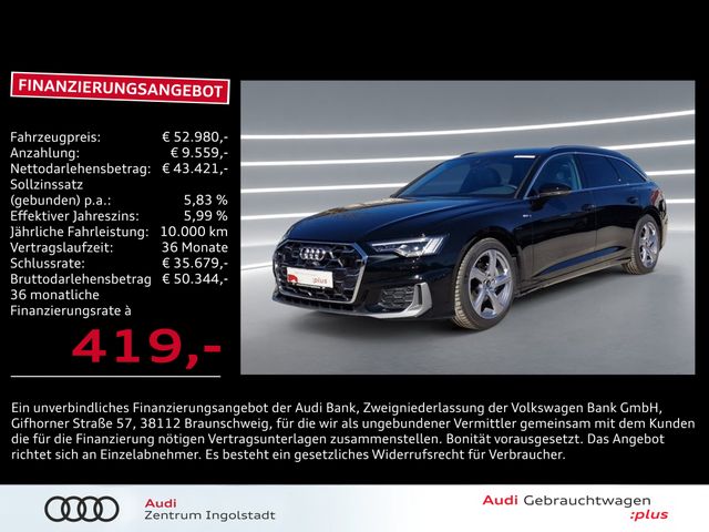 Audi A6 Avant 40 TDI qu S line STHZG AHK LED NAVI 19"