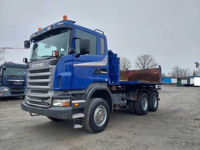 Scania R420CB 6X4MHZ Meiller Dreiseitenkipper Bordmatik