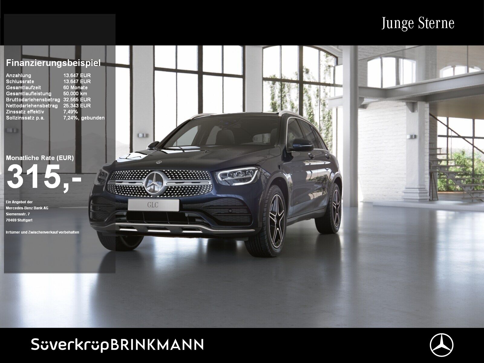 MERCEDES-BENZ GLC 300 e 4M AMG BURM AHK KAMERA PANO STANDH PDC
