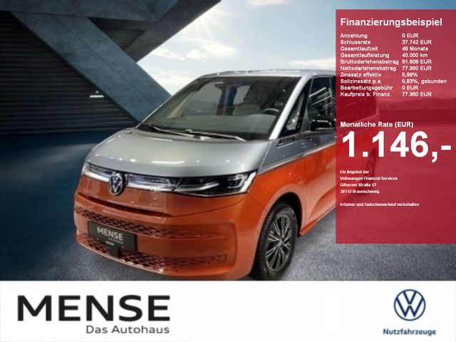 Volkswagen T7 Multivan Style Motor: 2.0 l TDI SCR 110 kW Ge