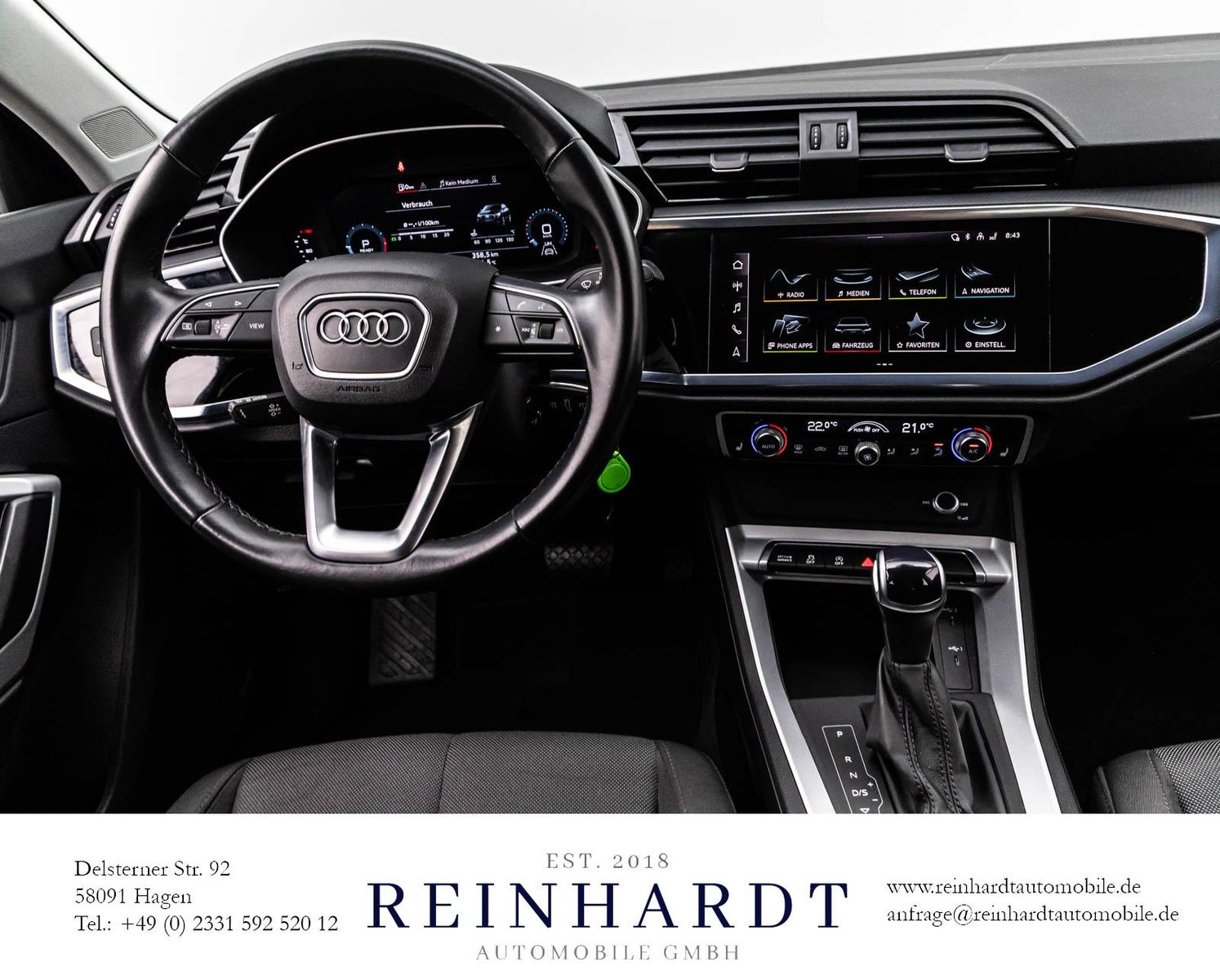 Audi Q3 SPORTBACK 35TFSi S LINE BLACK/LED/CARPLAY/NAV foto 19