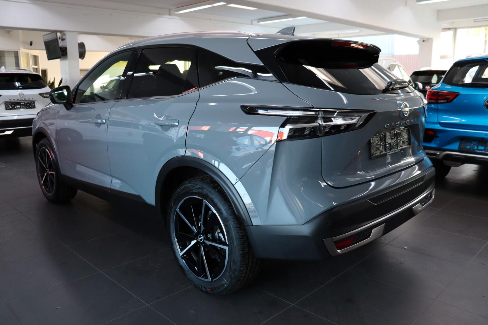 Nissan Qashqai 1.3 AT 4WD Tekna P.dach Navi HUD SOFORT, миниатюра 6