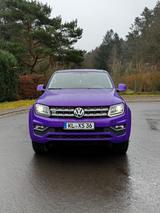 Volkswagen Amarok 3.0 l V6 Schwarz / Lila foliert  - Volkswagen Amarok: V6