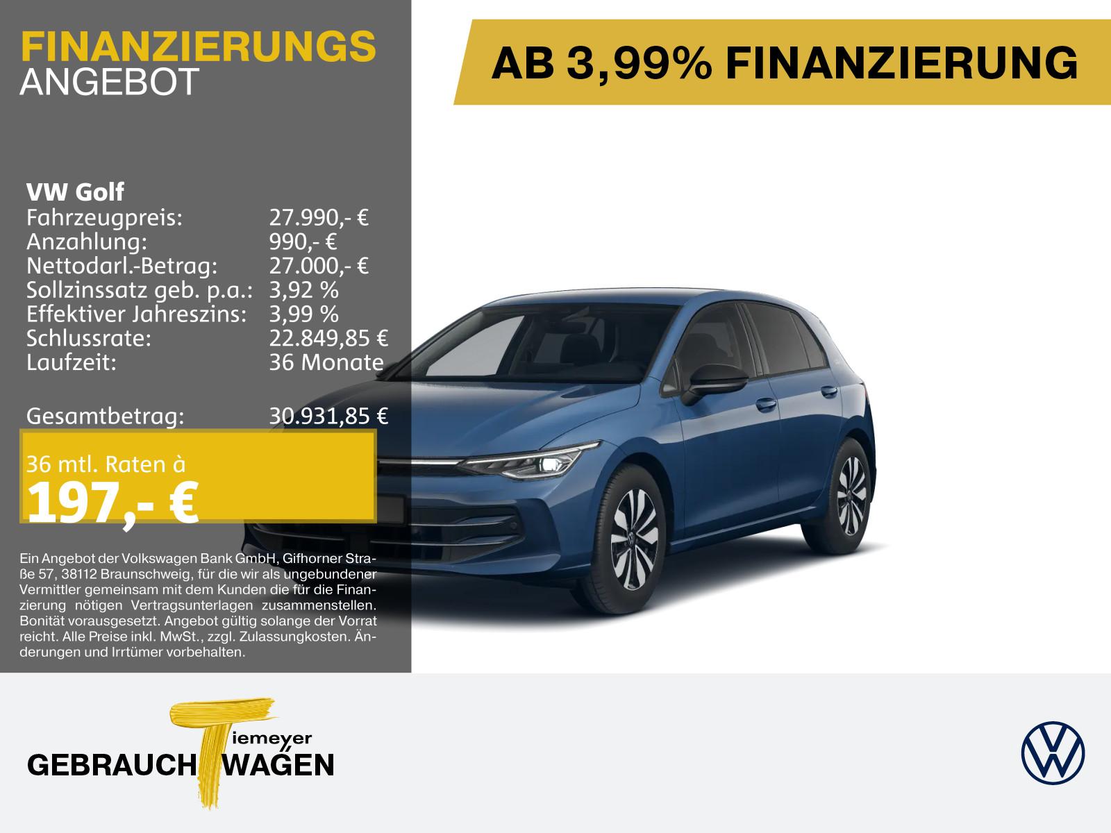 Volkswagen Golf 1.5 eTSI DSG GOAL IQ.LIGHT KAMERA AHK NAVI