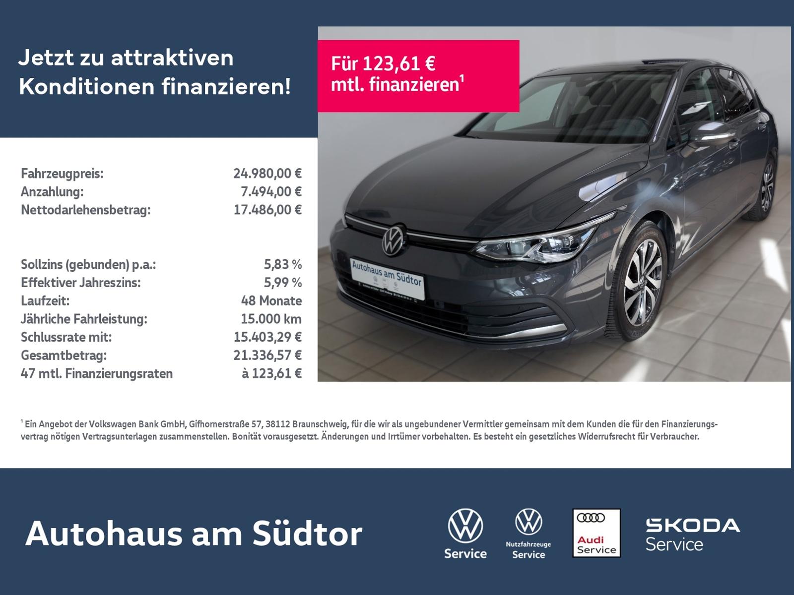 Volkswagen Golf VIII Active 2.0 TDI DSG | LED AHK RFK ACC