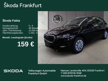 Skoda Leasing Angebot: Skoda Fabia Essence 1,0 MPI Einparkhilfe LED Scheinwer