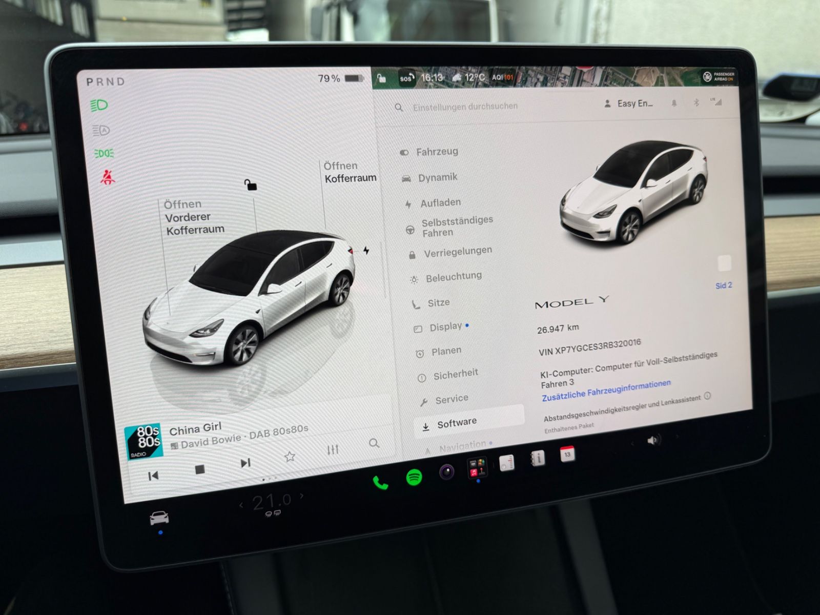 Tesla Model Y Basis RWD AHK Mwst. Garantie Finanz.4,69 foto 22