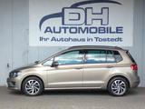 Volkswagen Golf Sportsvan AUTOMATIK AHK KLIMA BLUETOOTH - mit Benzin-Antrieb: Gold, Limousine