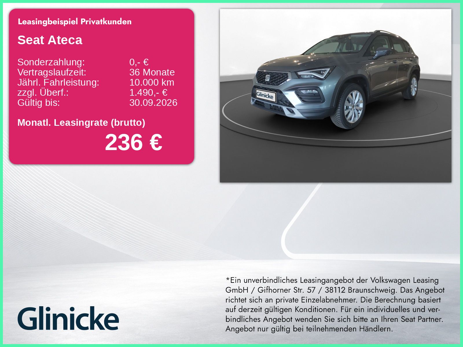 Seat Ateca 1.5 TSI DSG Road Edition