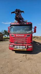 Scania R 580 6x4  FORSTKRAN