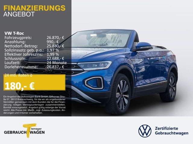 Volkswagen T-Roc Cabrio 1.0 TSI MOVE AHK LED+ SITZHZG ALLWE