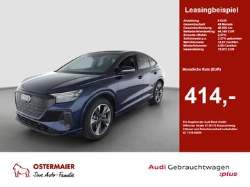 Audi Leasingangebot: Audi Q4 Sportback e-tron ADVANCED 40 WÄRMEPUMPE.AHK.L