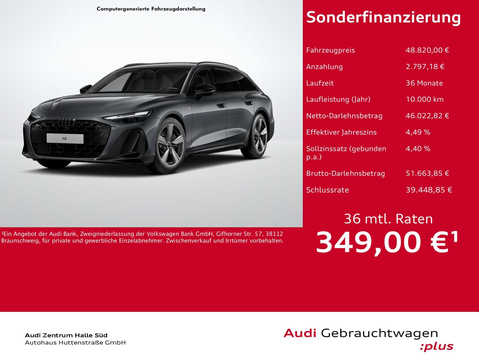 Audi A6 Avant TDI qu S line MATRIX eSITZ PANO AHK