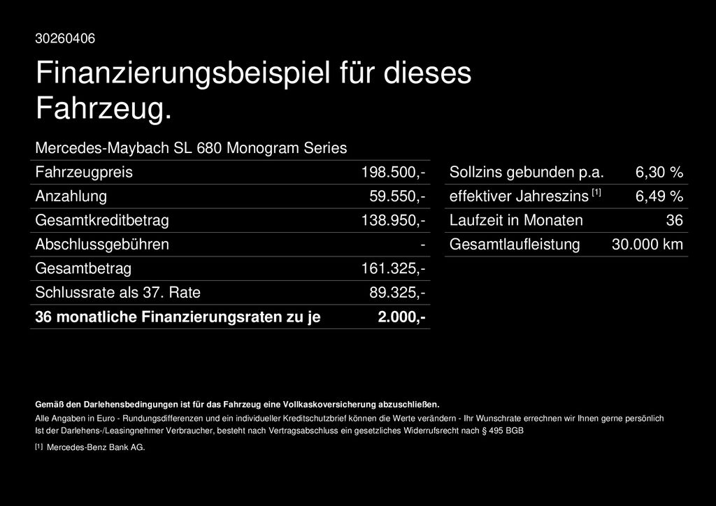 Fahrzeugabbildung Mercedes-Benz SL 680 Monogram Series 21 Zoll Schmiederad