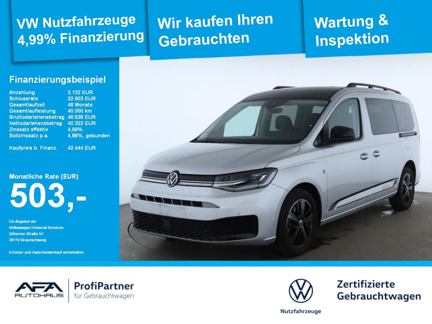 Volkswagen Caddy Maxi 2.0 TDI Edition DSG AHK*StHz*Navi*5JG