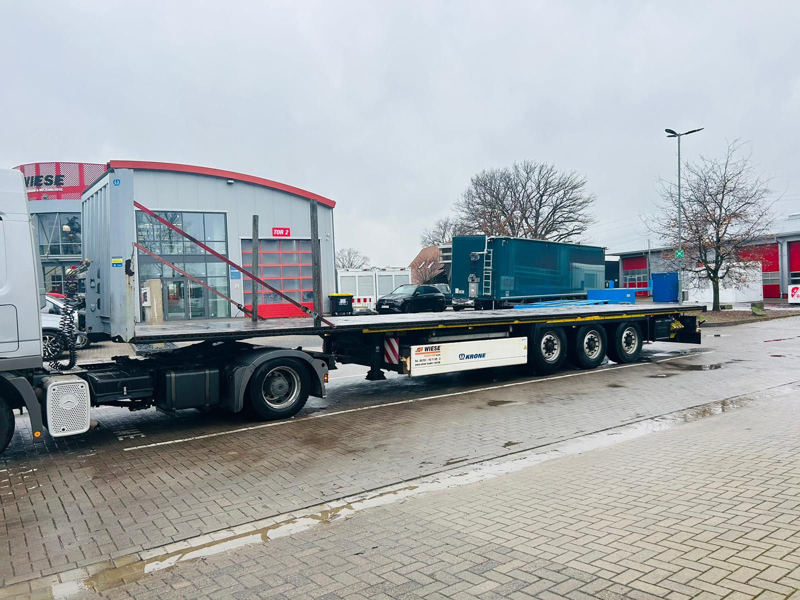 Fahrzeugabbildung Krone SD Plattform Auflieger