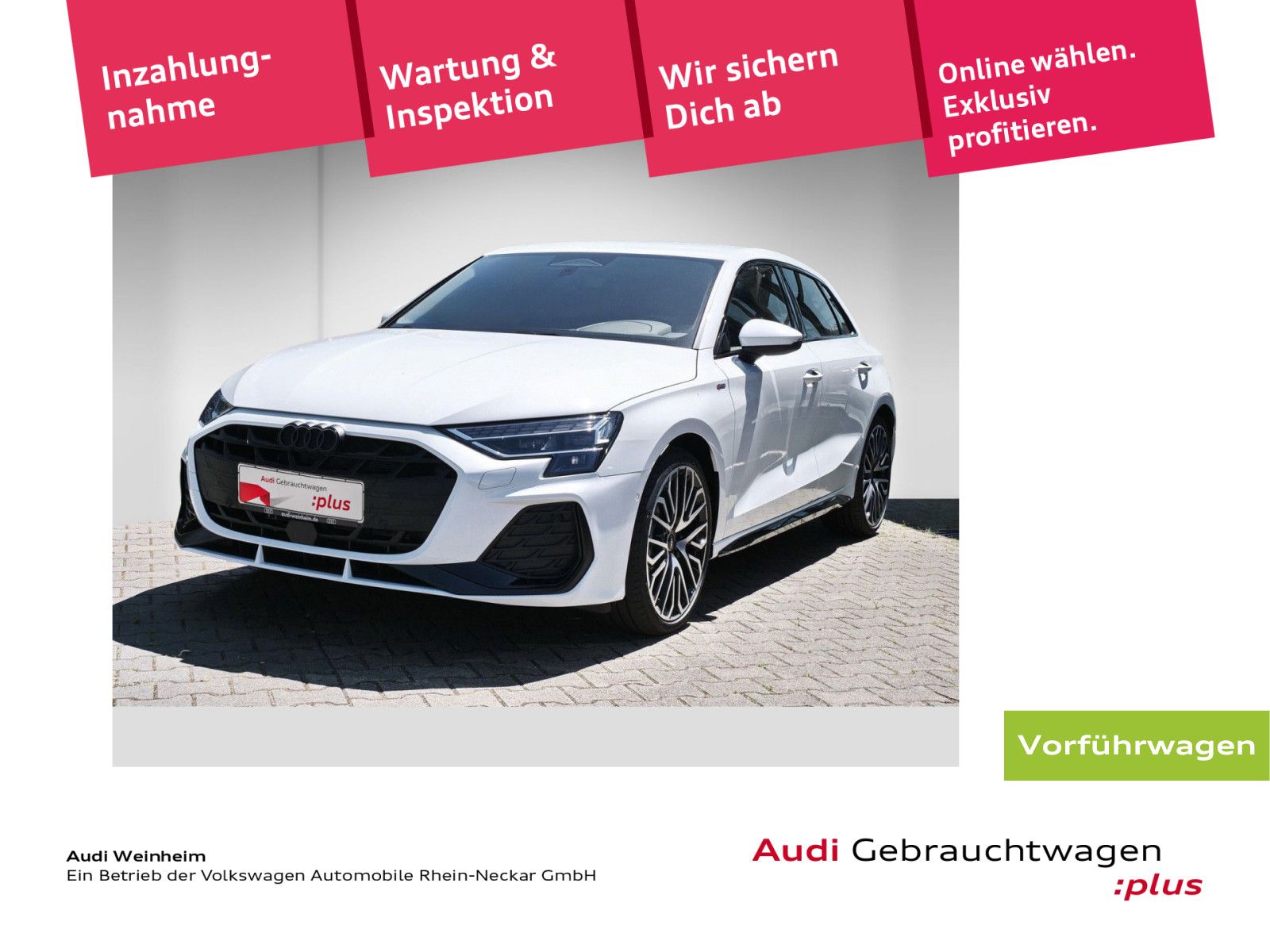 Audi A3 Sportback S -Line s-tronic Klima NAVI PDC LED