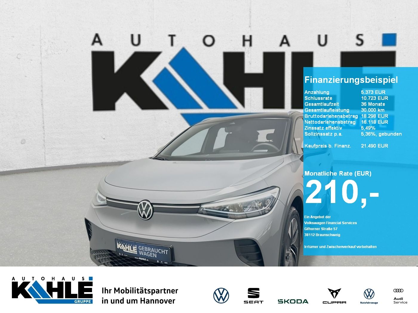 VW ID.4 Pure CarPlay Matrix CCS LED Navi Klimaaut.