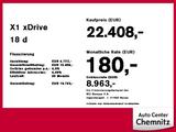 BMW X1 xDrive 18 d Sport Line AHK+LED+Navi+SHZ+Klima - BMW X1 in Chemnitz