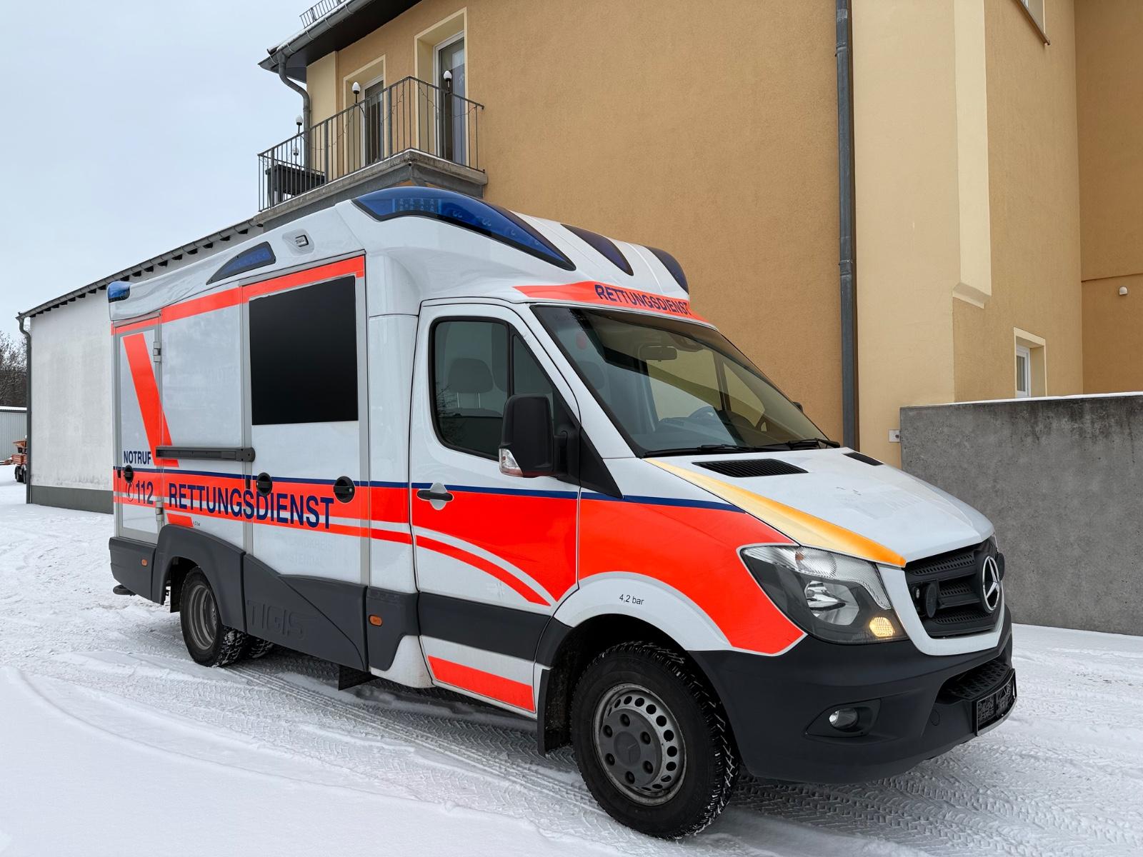 Mercedes-Benz Sprinter II RTW Tigis*1.Hd*StHzg*Klima*Automatik