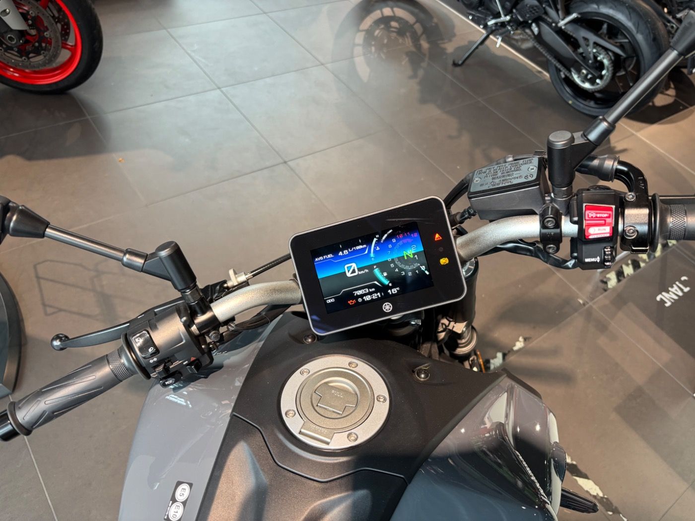 Fahrzeugabbildung Yamaha MT 07 Cyan Storm