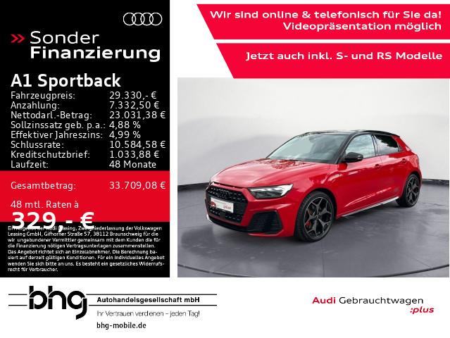 Audi A1 Sportback 40 TFSI S-line LED/ACC/Navi/Interfa, миниатюра 2