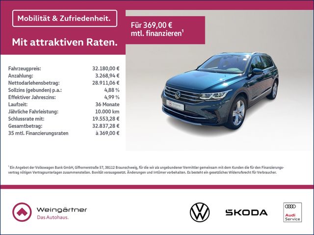 Tiguan Elegance 4Motion 2.0 TDI, AHK, Navi, Matr