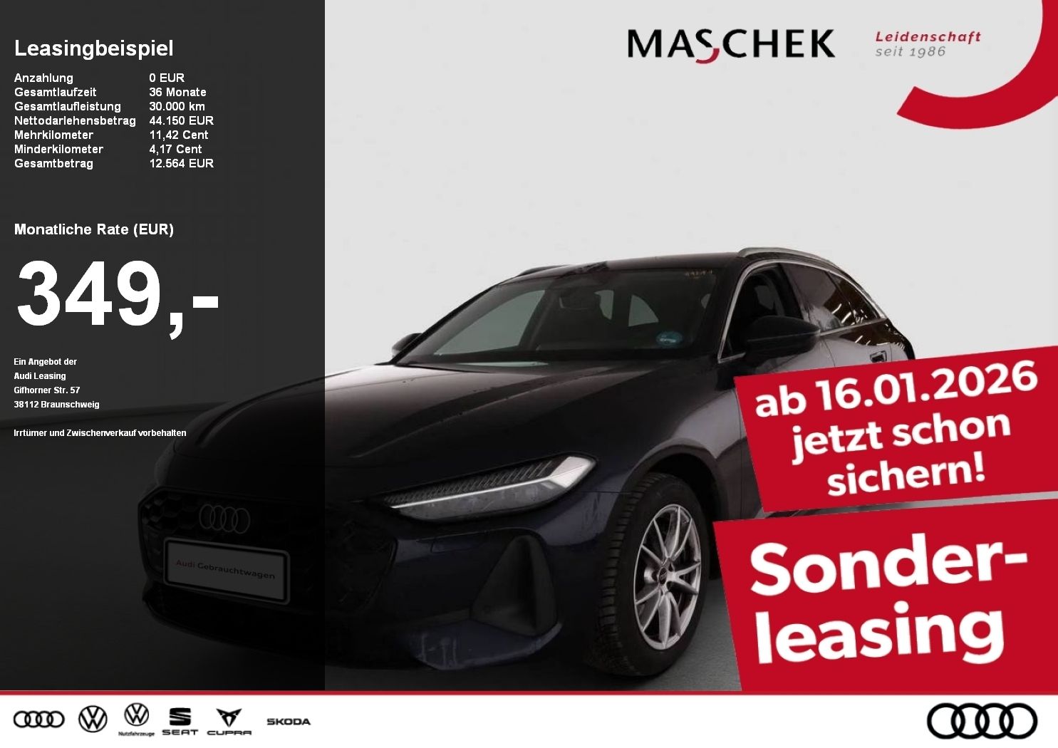 Audi A5 Avant TDI S tronic Memory Kamera ACC Navi Spo