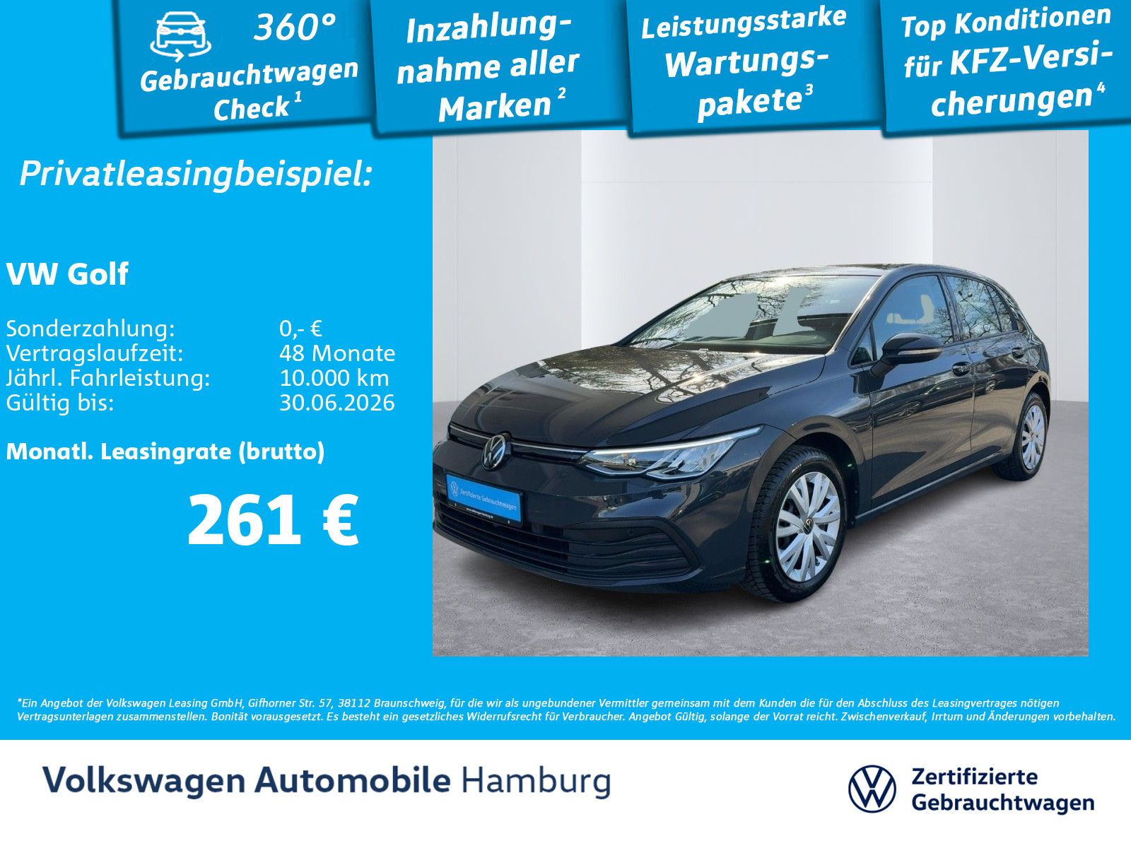 Volkswagen Golf VIII 1.5 TSI Life AppConnect Einparkhilfe