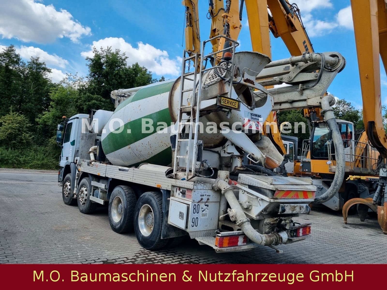 Fahrzeugabbildung Mercedes-Benz Actros 3241 Betonmischer+ Schwing Setter Pumpe
