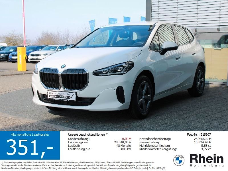 BMW 220i Active Tourer Navi AdLED AHK Kamera SH DAB