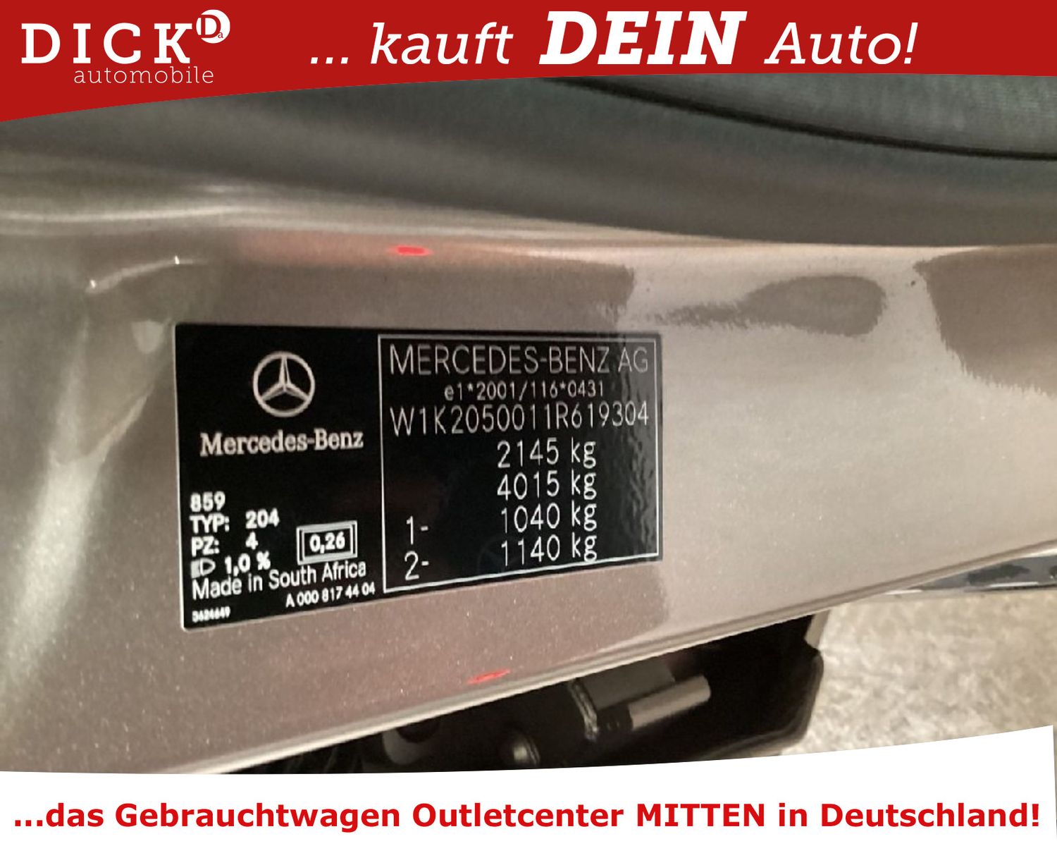 Fahrzeugabbildung Mercedes-Benz C 200d 9G LED+/VIRTU/BURMEST/STANDHZ/8Fa/VOLL++