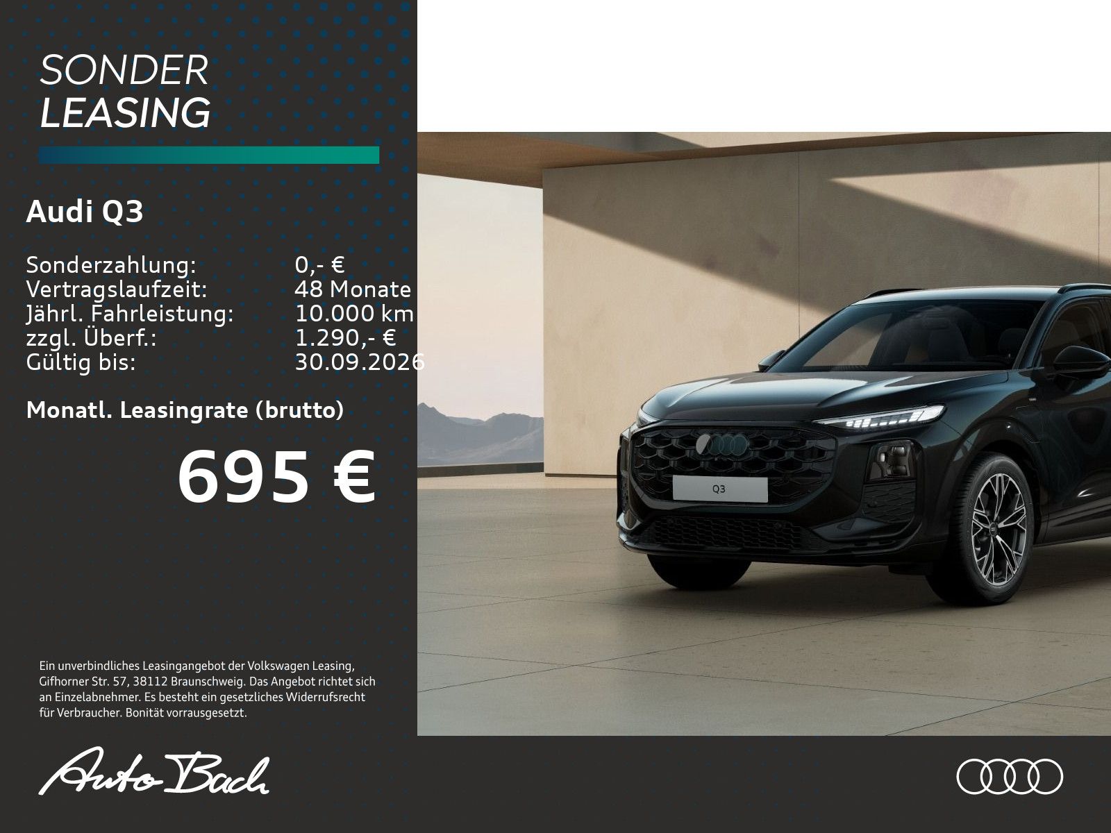 Audi Q3 SUV e-hybrid 200kW TechPlus / 2x S line / 19" imagem 2