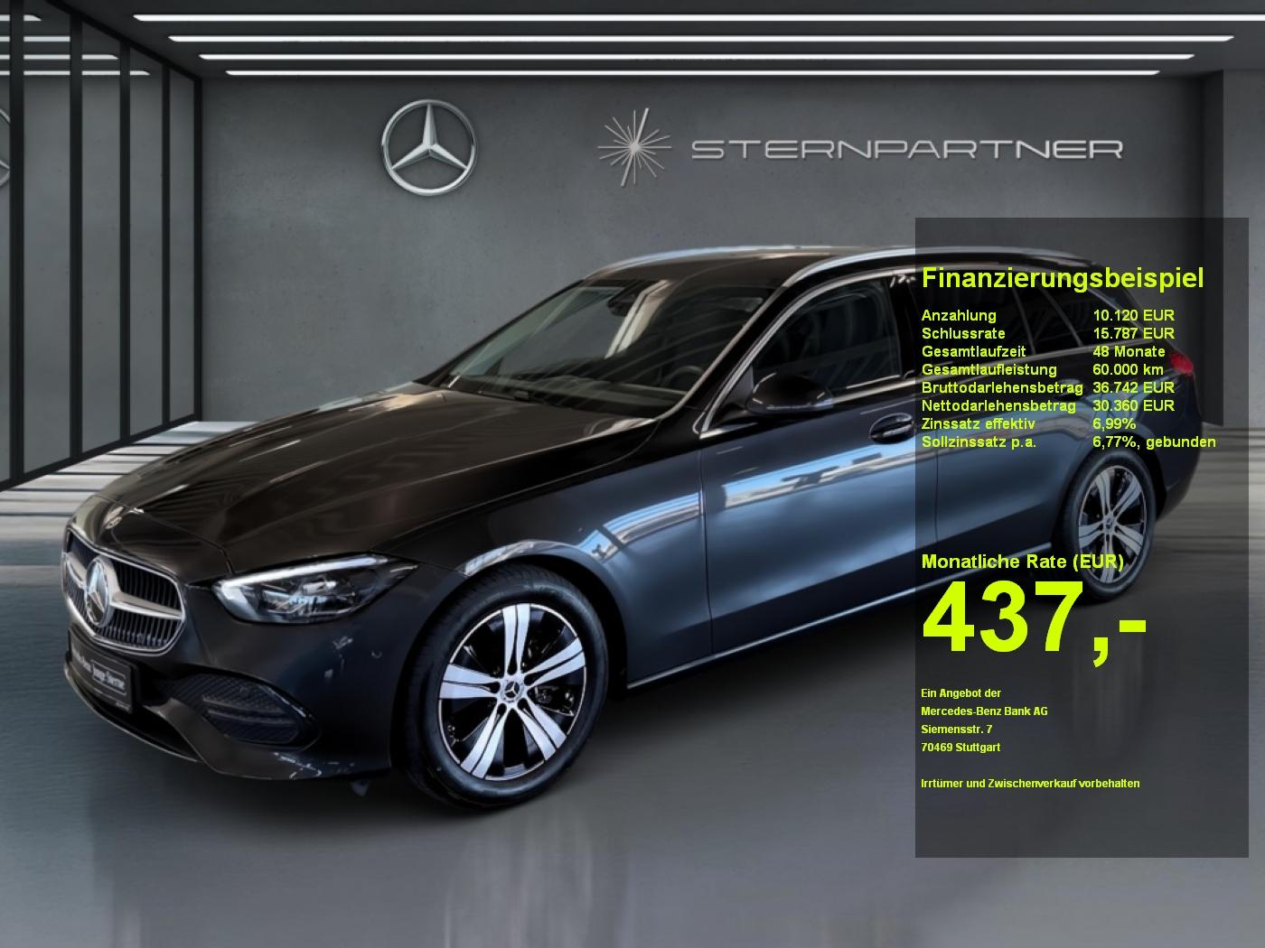 Mercedes-Benz C 220 d T AVANTGARDE +KAM.+LED+AMBI.+TOTW.+AHK