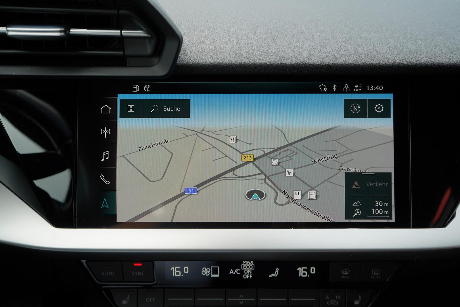 Audi A3 30 TFSI advanced LED Navi ACC DAB Klimaaut., миниатюра 14