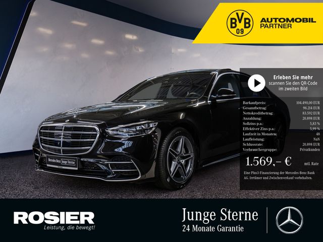 Mercedes-Benz S 500 4M AMG Line Distr Pano HUD TV Burmester