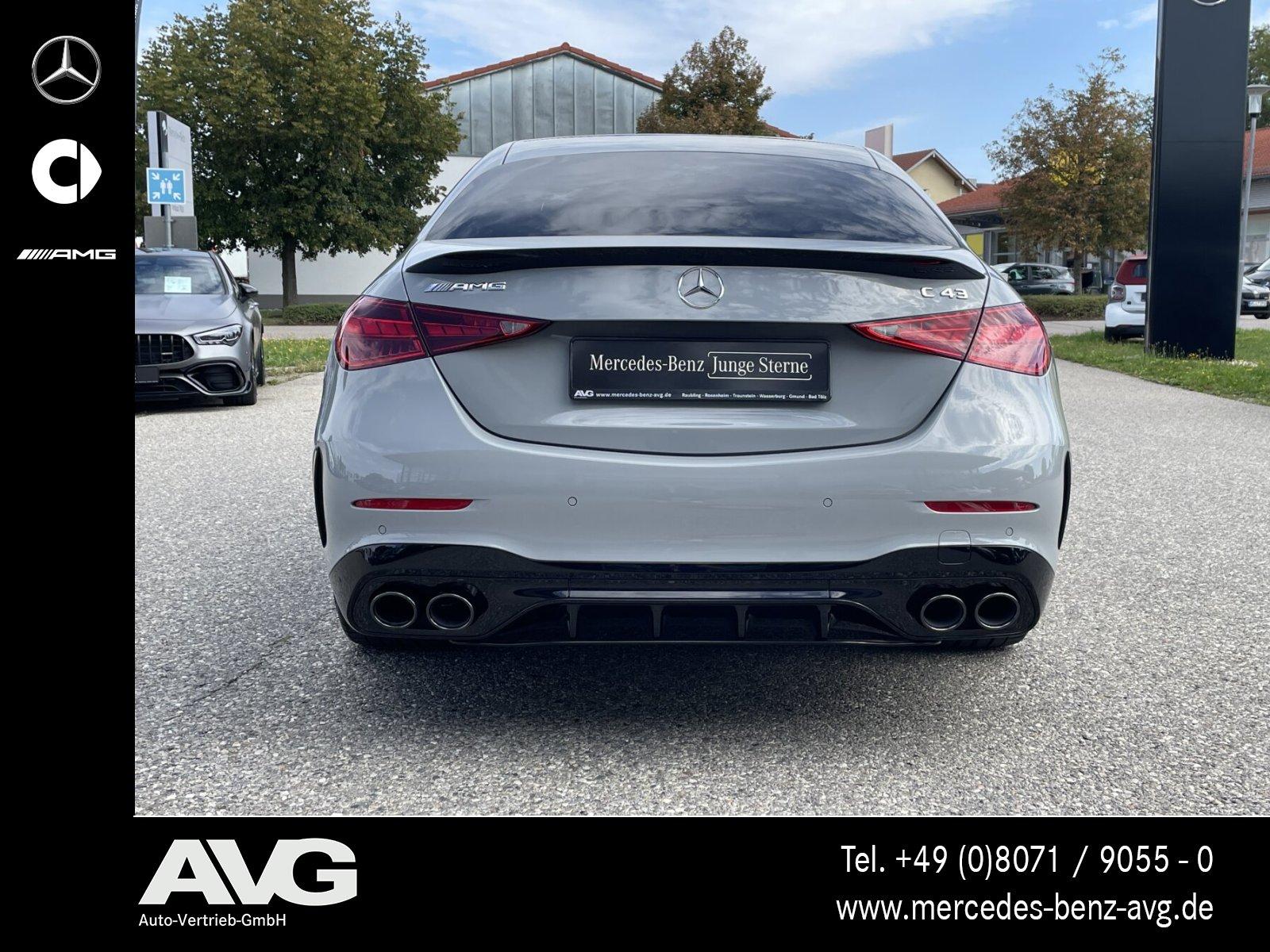 Mercedes-Benz AMG C 43 4M Pano Dyn+P ALPINGRAU 20 Night Distr
