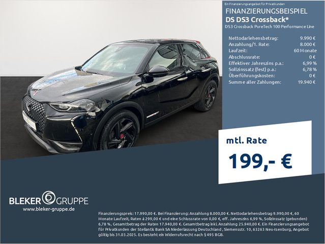 DS Automobiles DS3 Crossback PureTech 100 Performance Line