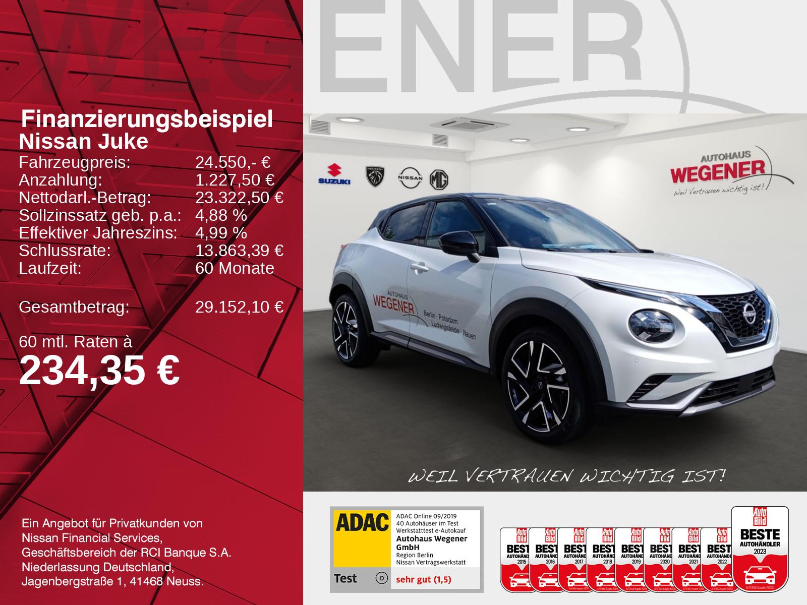 Nissan JUKE N-DESIGN 6MT 19"LM SHZ 360°KAM Alcantara®