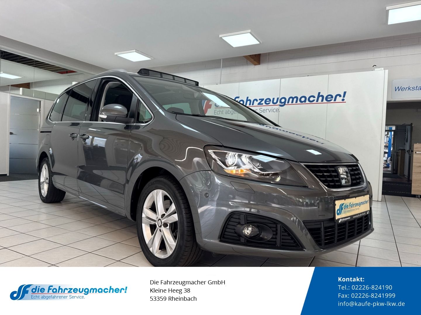 Fahrzeugabbildung SEAT Alhambra Xcellence 7-Sitzer AD AHK-klappbar Memo