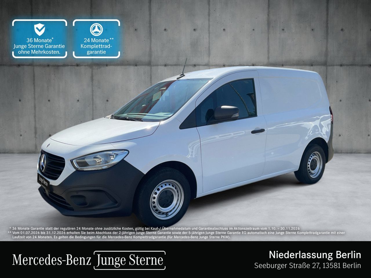 Mercedes-Benz Citan 110 CDI KA BASE+Klima+MBUX+ParkP+PTS+SpurP