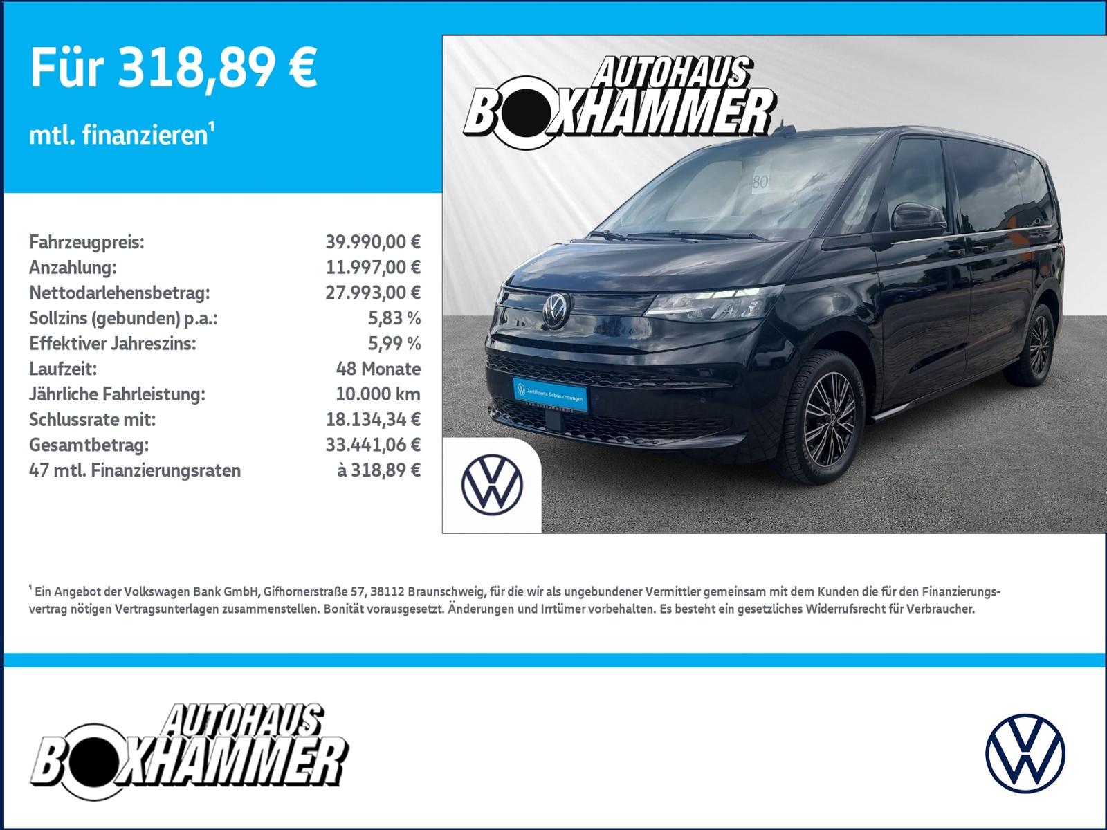 Volkswagen T7 Multivan  T7 1.5 TSI DSG 7.SITZE+NAVI+RÜCK.KA