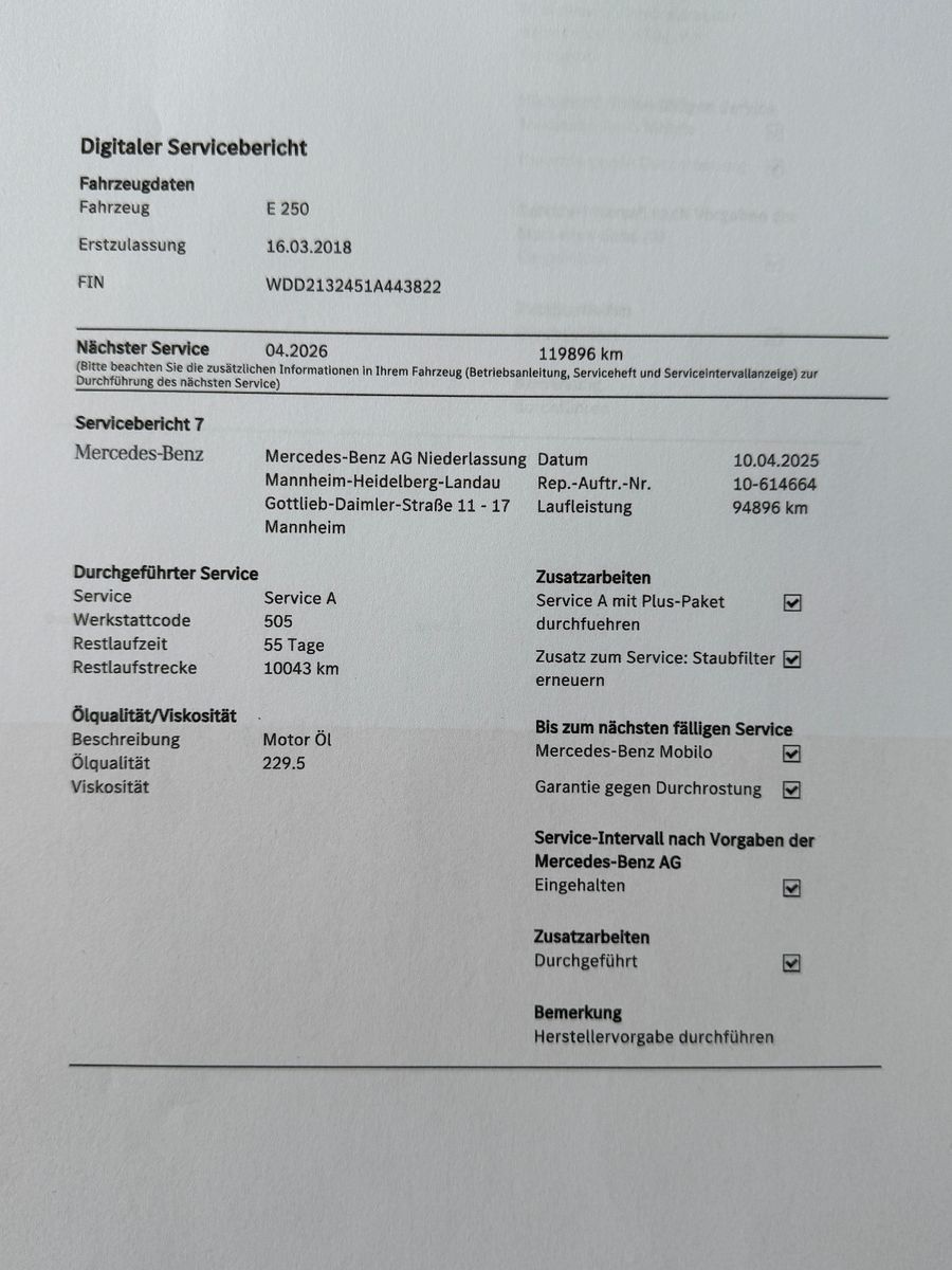 Fahrzeugabbildung Mercedes-Benz E 250 T 9GT 2X AMG LINE DISTRONIC MEMORY 20 ZOLL