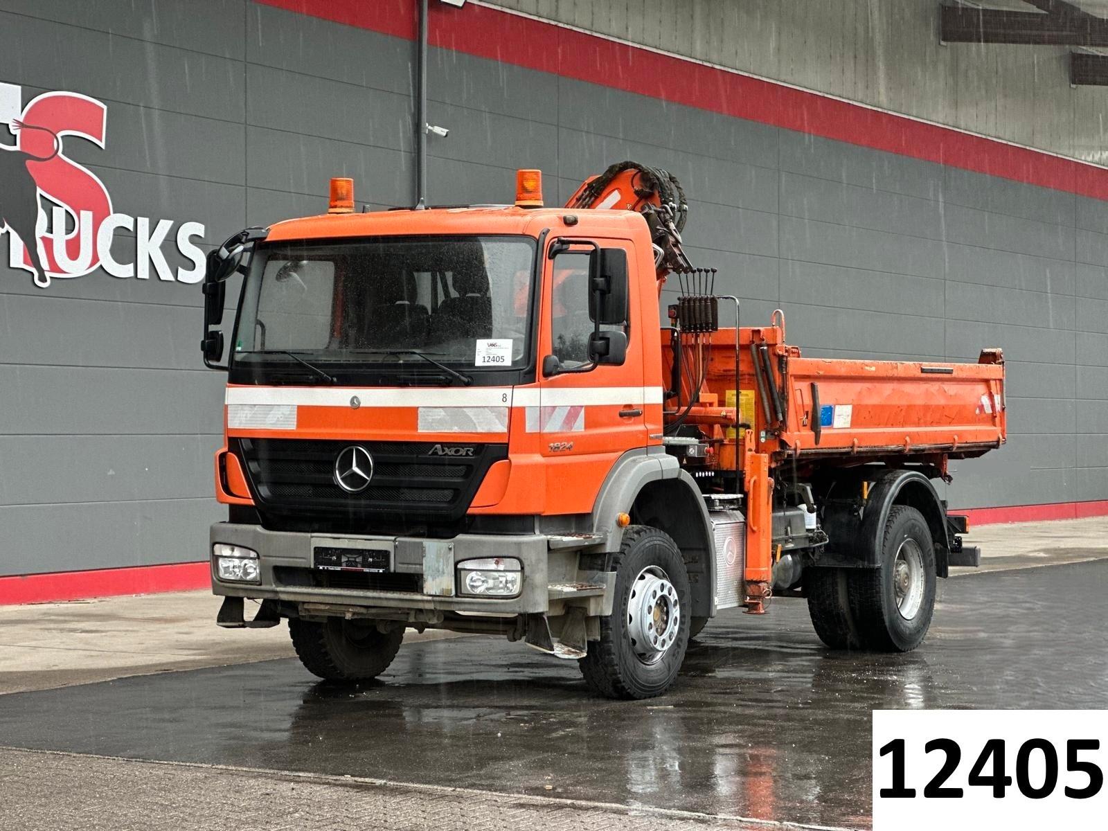 Mercedes-Benz AXOR 1824 4x2 BB MEILLER DSK + ATLAS  75.2 LK