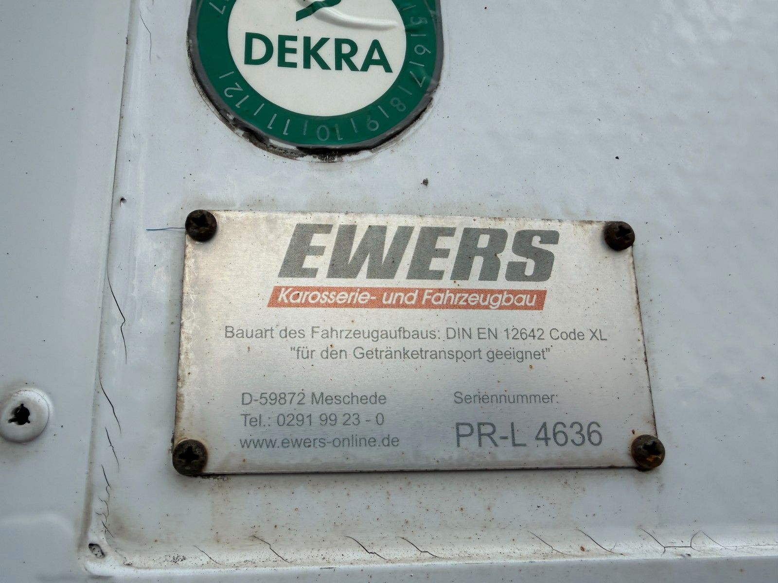 Fahrzeugabbildung Andere Ewers PRASQ18 Schwenkwand SAF LBW BÄR 2.500kg